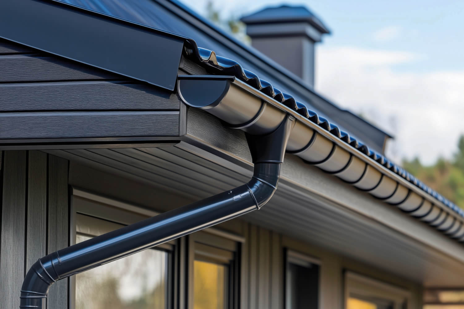 Gutters services by Homegrown Construction in Central Indiana